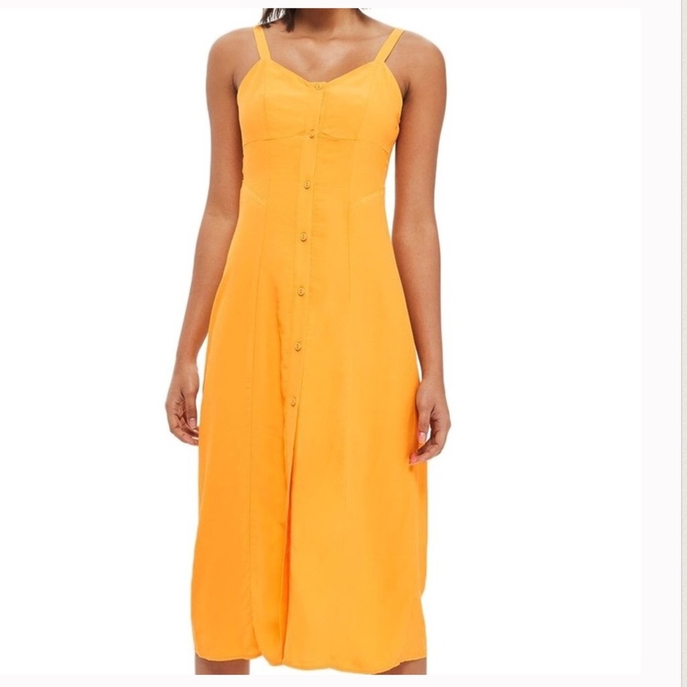NWT mustard yellow sun dress from Topshop